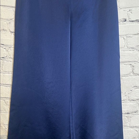 Trina Turk Blue Wide-Leg Pants Size 4 Excellent Condition - Picture 4 of 11
